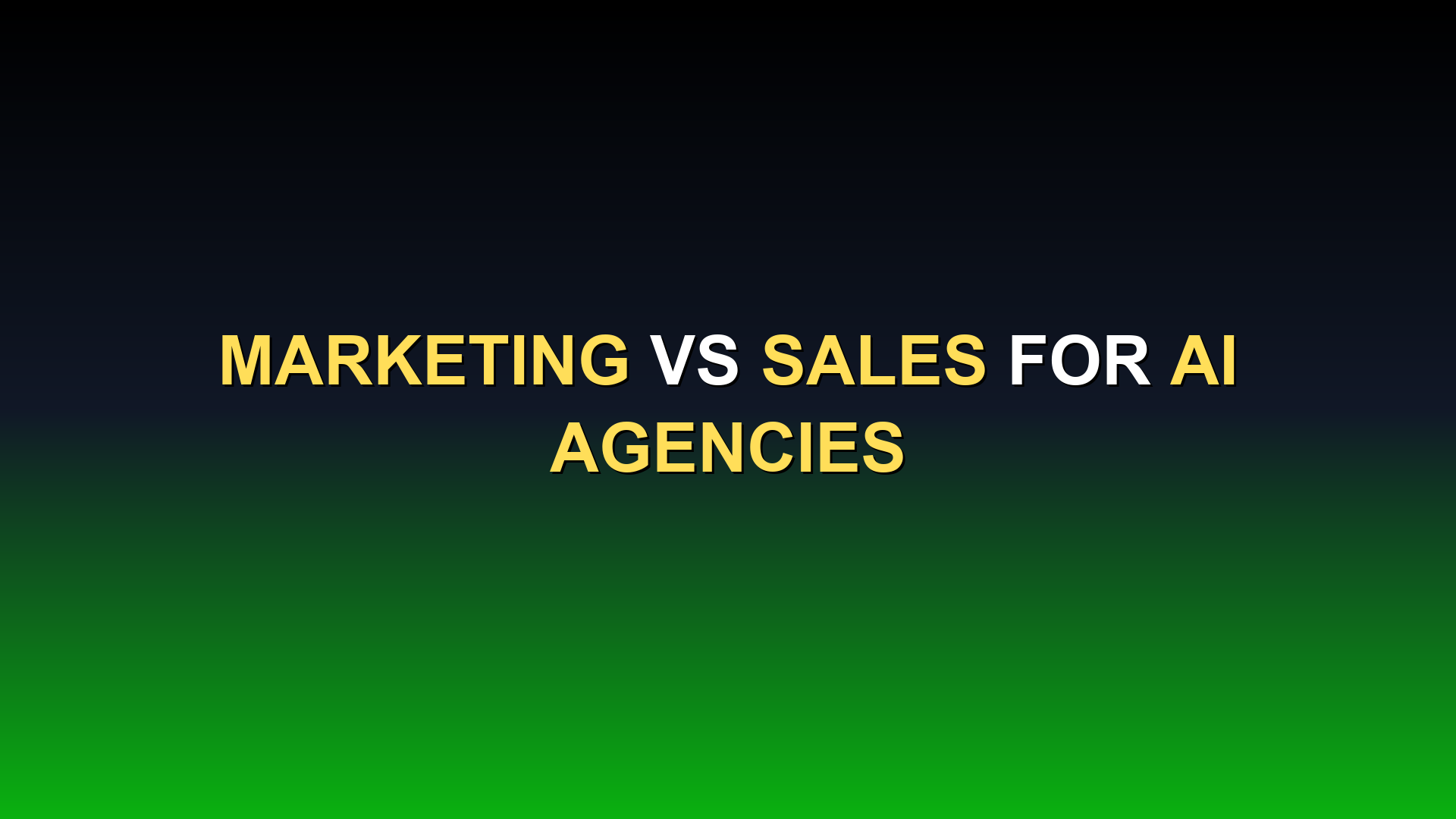 The Difference Between Marketing and Sales for AI Agencies